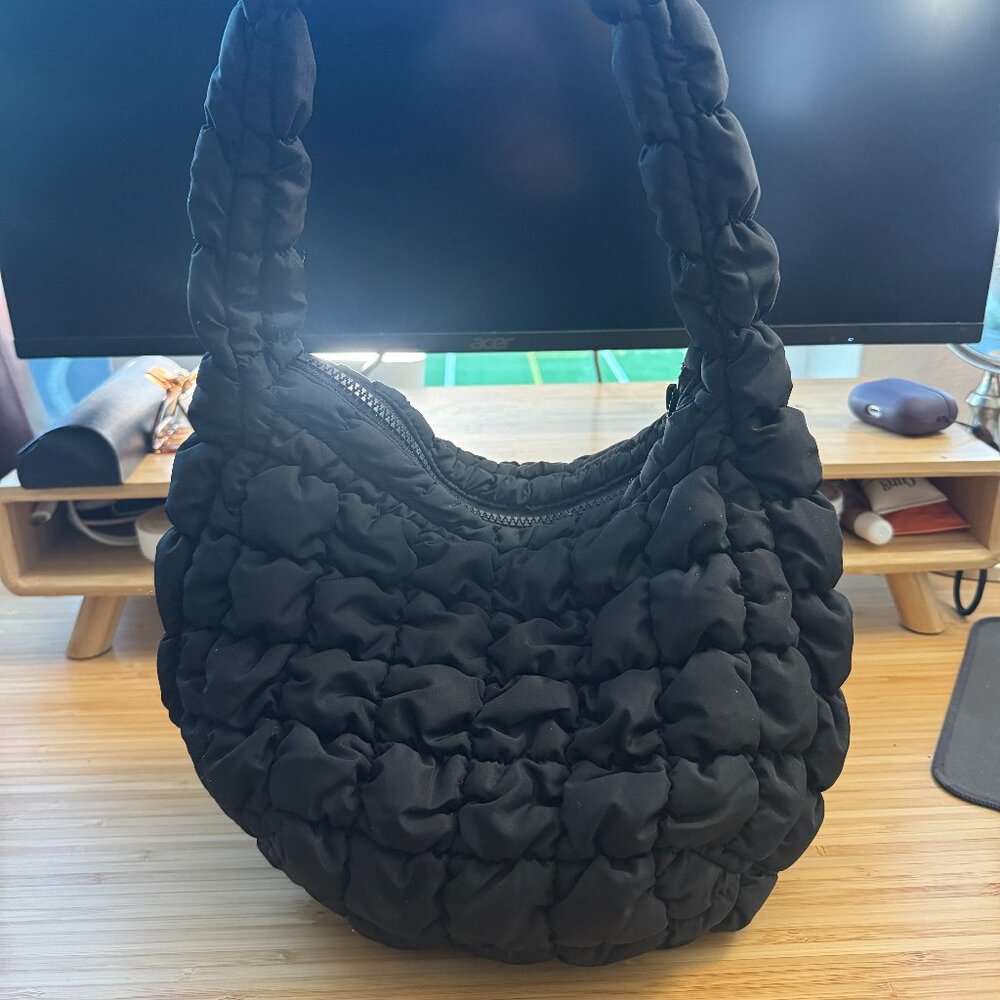 COS Quilted Mini Bag - Black